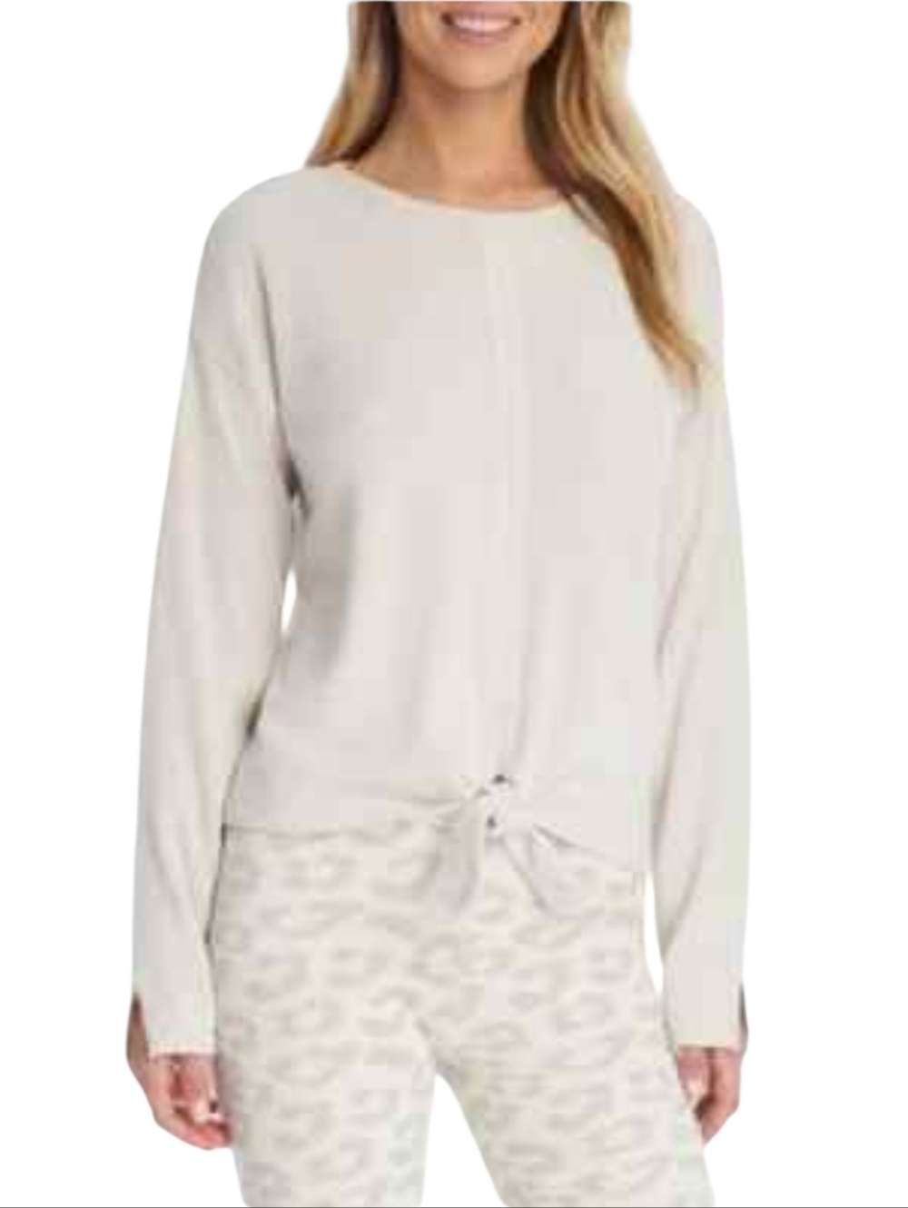 Barefoot Dreams Cream CozyChic Ultra Lite Size 3X Sweater NWT Sand Dune